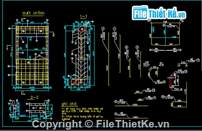 Bản vẽ,Bản vẽ autocad,mẫu cống hộp,thiết kế cống hộp